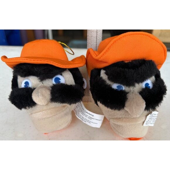 Set of 2 Oklahoma State Cowboys Pistol Pete Mini Plush Ornaments 6" Tall (READ) - Picture 2 of 10